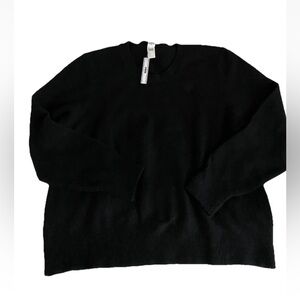 PINK Victoria's Secret Black Crewneck Sweater